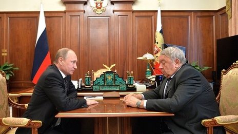 Встреча Владимира Путина с президентом РАН Владимиром Фортовым