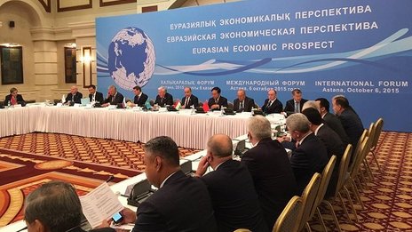 Визит Виктора Садовничего в Астану