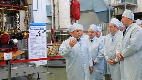 Дмитрий Рогозин встретился с генеральным директором ОАО «ИСС» Николаем Тестоедовым