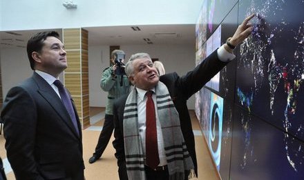 Михаил Ковальчук провел встречу с губернатором Московской области Андреем Воробьевым