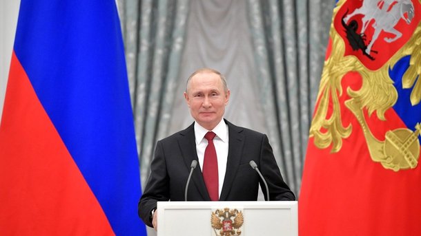 Церемония вручения премии Президента для молодых учёных