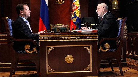 Дмитрий Медведев встретился с президентом Фонда «Сколково» Виктором Вексельбергом