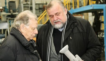 Встреча Евгения Каблова и Жореса Алферова 