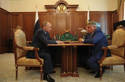 Встреча Владимира Путина с директором Курчатовского института Михаилом Ковальчуком