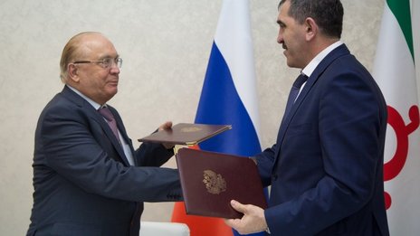 Виктор Садовничий подписал соглашение о сотрудничестве между Республикой Ингушетия и МГУ