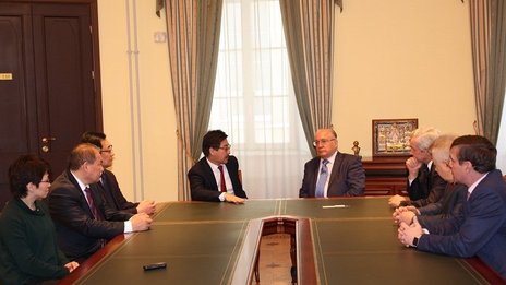 Виктор Садовничий подписал соглашение о сотрудничестве с Казахским Национальным университетом