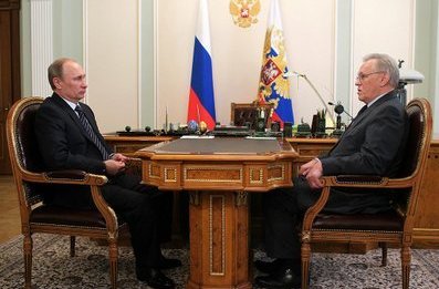 Владимир Путин встретился с Президентом Российской академии наук Юрием Осиповым