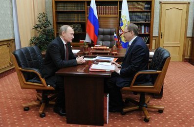 Владимир Путин провел встречу с ректором СПбГУ Николаем Кропачевым 