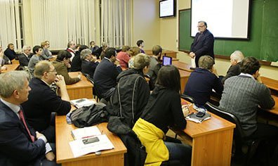 Лекция Евгения Каблова в МГУ
