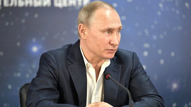 Президент России В.Путин на заседании попечительского совета фонда «Талант и успех»