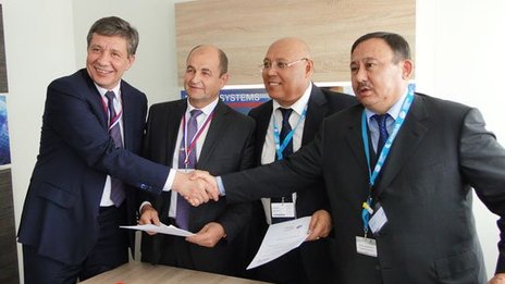 Подписан меморандум о намерениях между ОАО «ИСС» и АО «НК «Казакстан Гарыш Сапары»