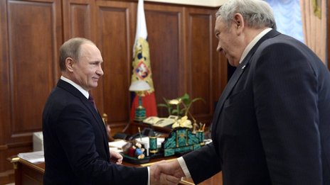 Владимир Путин поздравил главу РАН с юбилеем