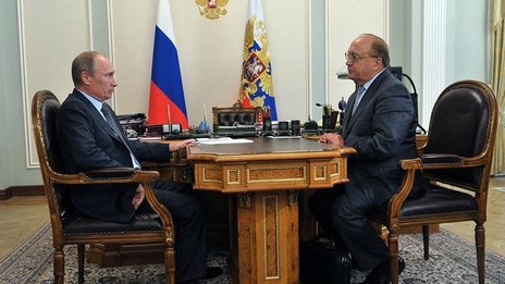 Владимир Путин встретился с ректором МГУ Виктором Садовничим