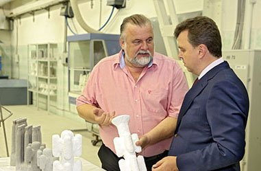 ВИАМ посетил заместитель министра промышленности и торговли Российской Федерации Сергей Цыб