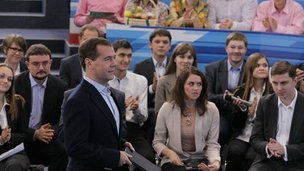 Встреча Дмитрия Медведева с молодыми учёными, инноваторами и предпринимателями