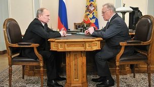 Владимир Путин провел встречу с президентом Российской академии наук Юрием Осиповым