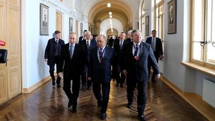 Владимир Путин посетил Санкт-Петербургский политехнический университет Петра Великого и принял участие в заседании съезда Российского союза ректоров