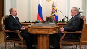 Владимир Путин встретился с Президентом Российской академии наук Юрием Осиповым