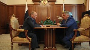 Встреча Владимира Путина с директором Курчатовского института Михаилом Ковальчуком